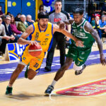 Macio Teague durante Reale Mutua Torino vs Unicusano Avellino Basket al Pala Gianni Asti di Torino