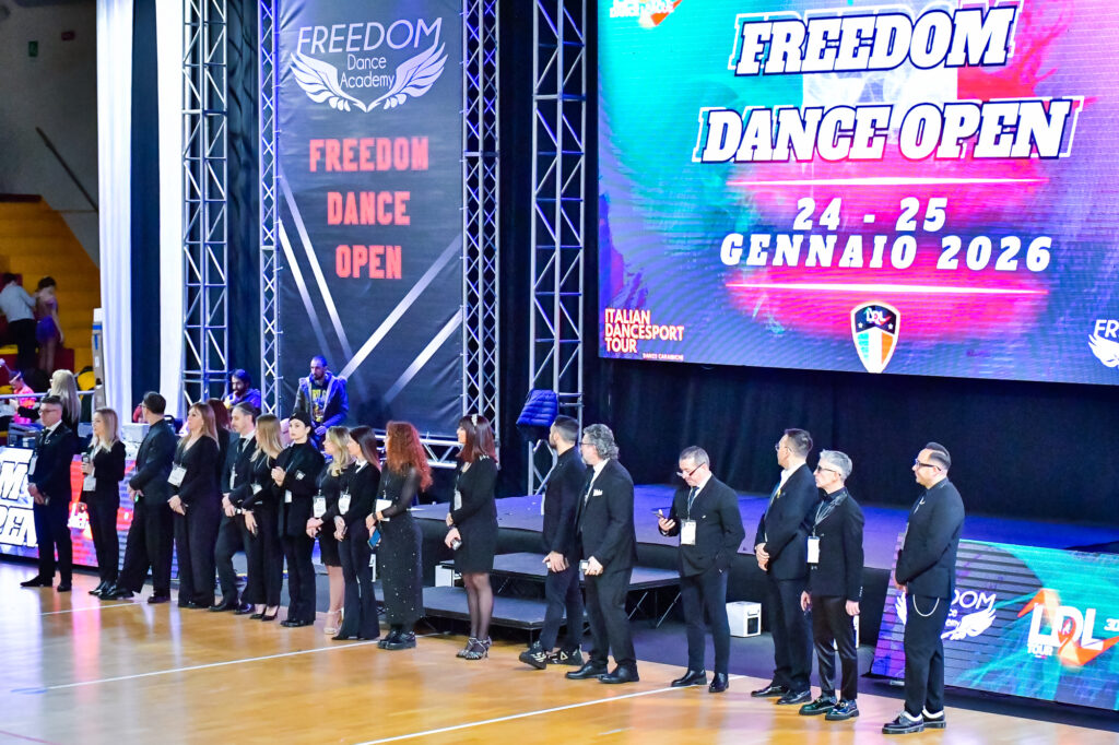Organizzazione Freedom Dance Open e pannello giudicante per la Latin Dance League, danze caraibiche